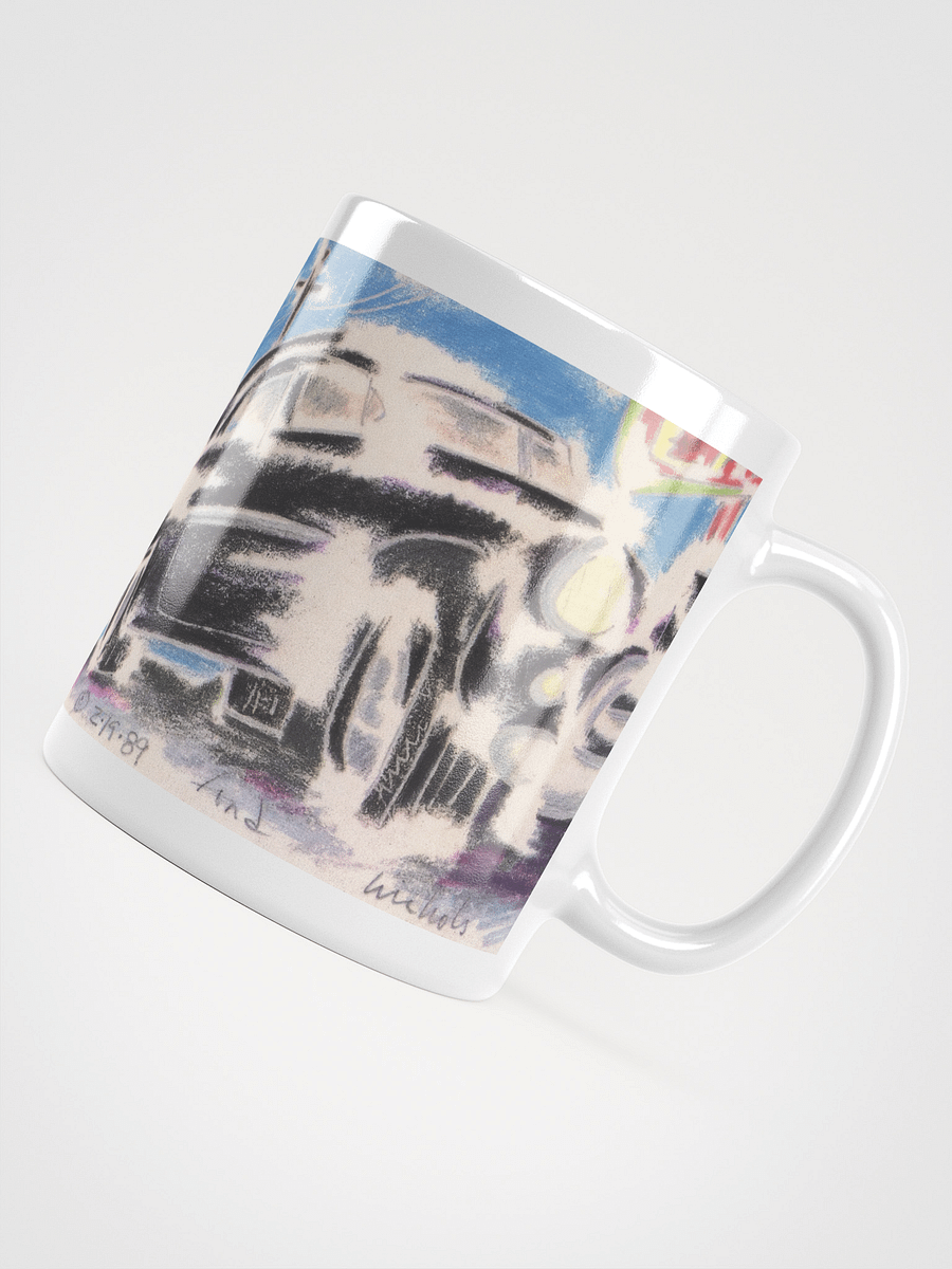 Car 1989 White Glossy Mug product image (4)