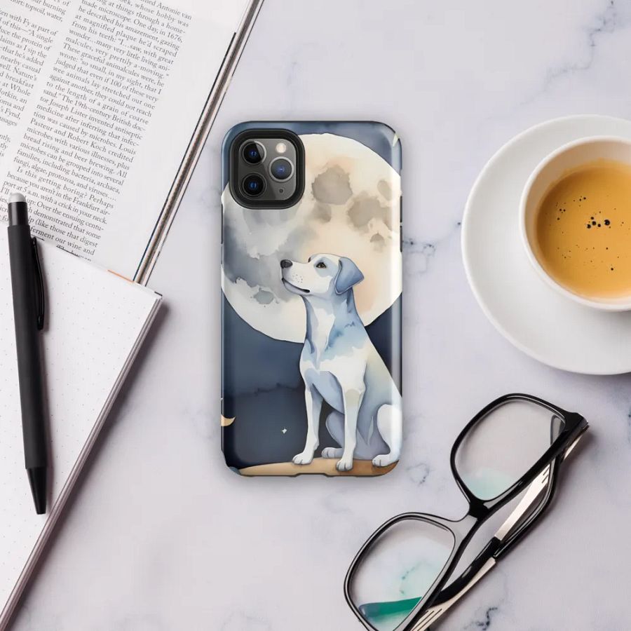 Moonlit Dog iPhone Case product image (38)