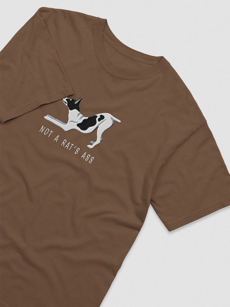 Not a Rat's Ass T-Shirt(Embroidered) of a Rat Terrier(Black & White) product image (6)