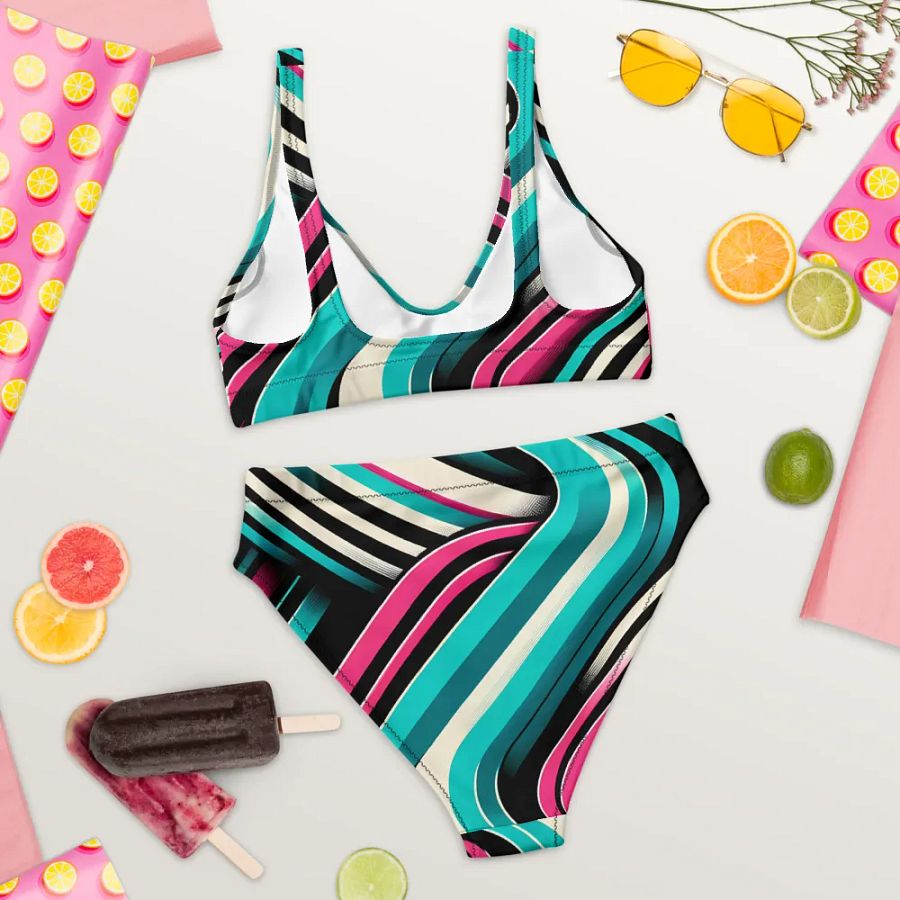 Retro Wave Swirl Bikini product image (8)