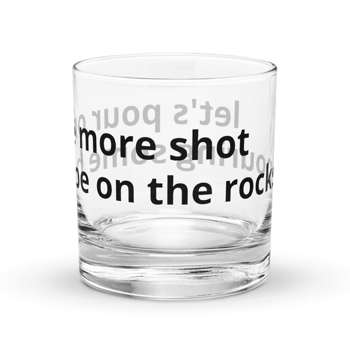 One More Shot Lyric Shot Glass product image (2)