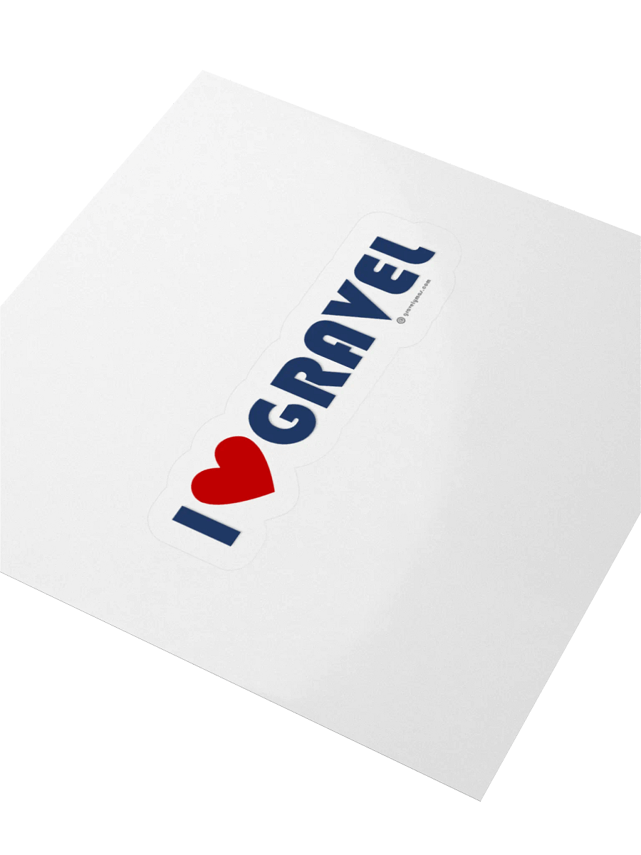 I Love Gravel sticker product image (11)