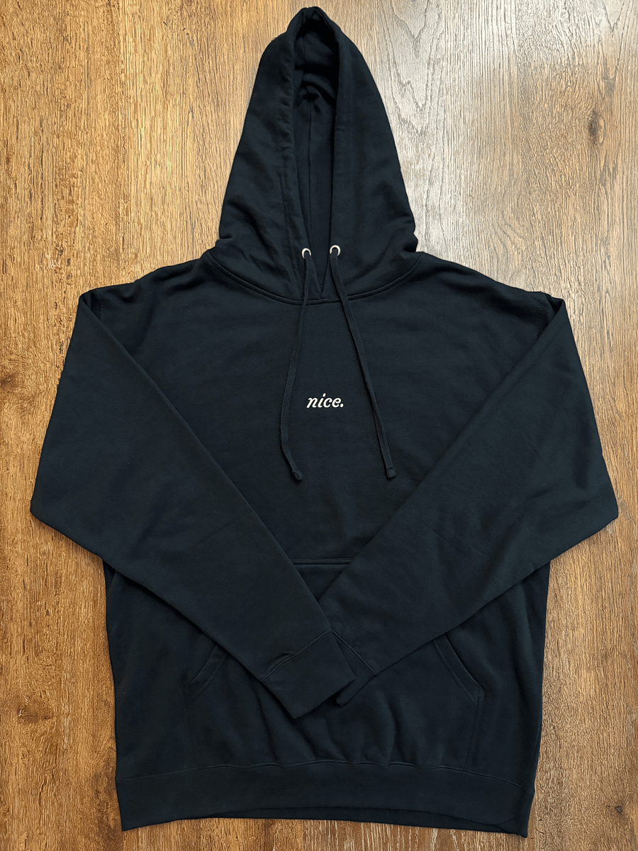 Nice. Athletics Embroidered Hoodie (Black/White) product image (5)