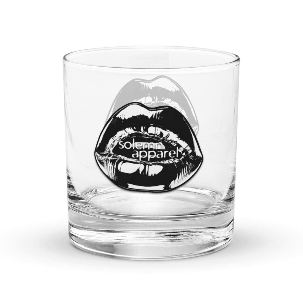 Solemn Apparel Lip Service Rocks Glass product image (3)