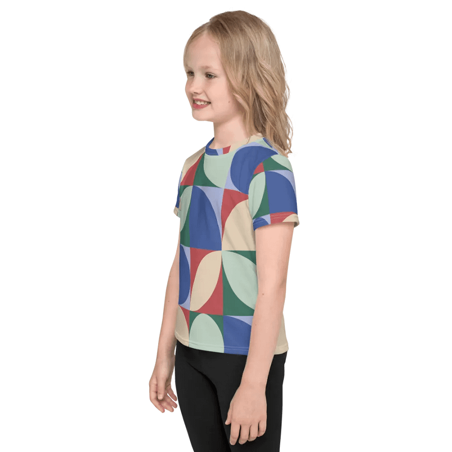 All-Over Print Kids Crew Neck T-Shirt product image (3)