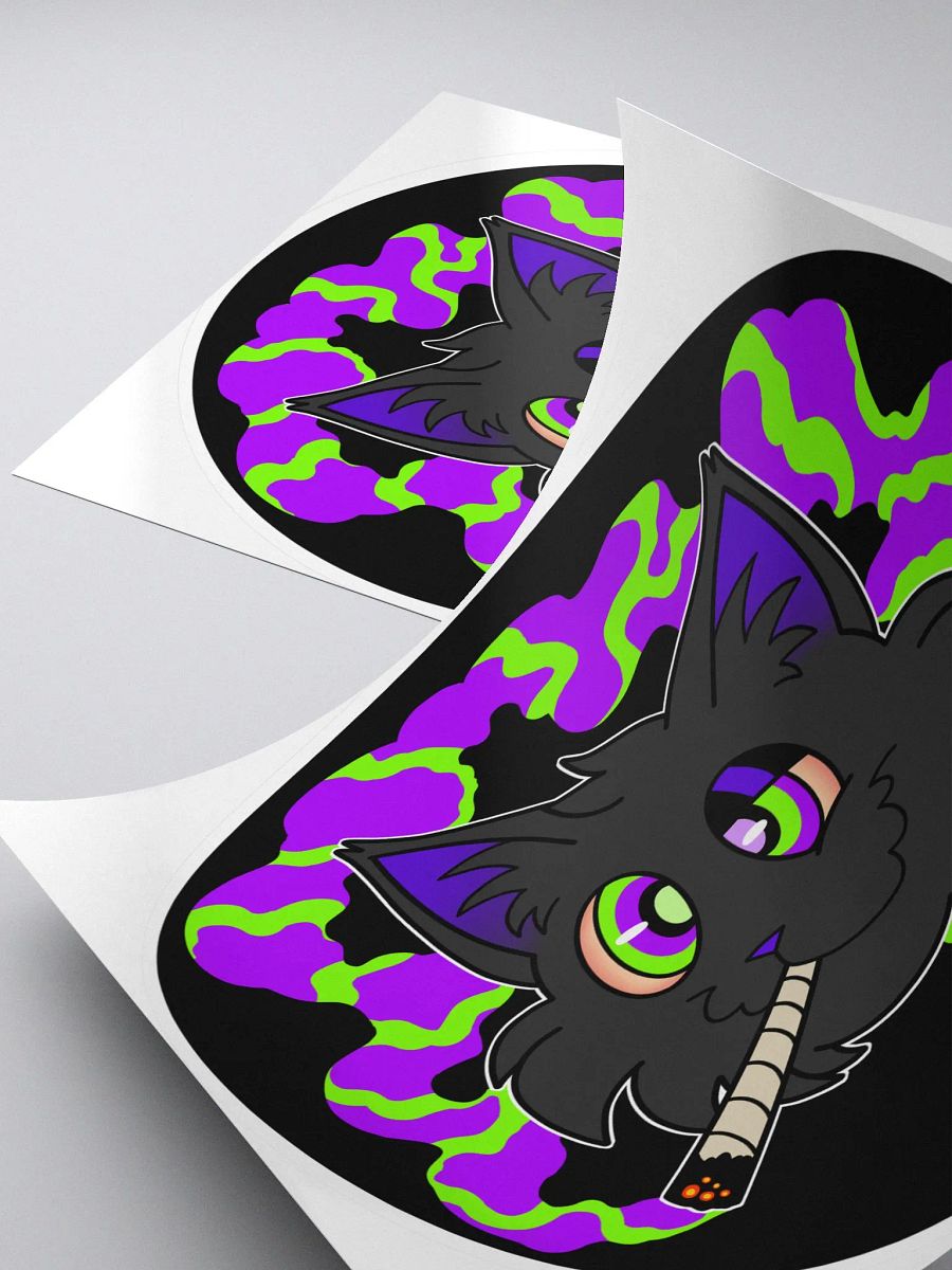 Weed Cat Sticker product image (4)