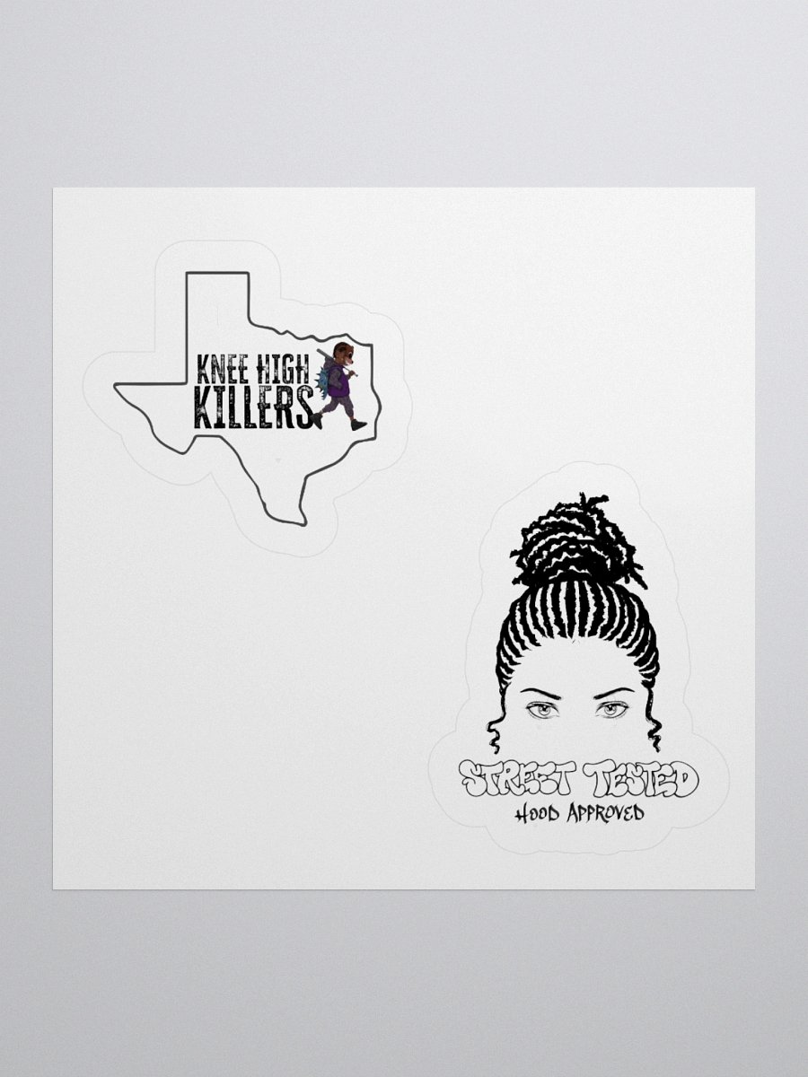 Knee High Killers Kiss Cut Stickers product image (1)