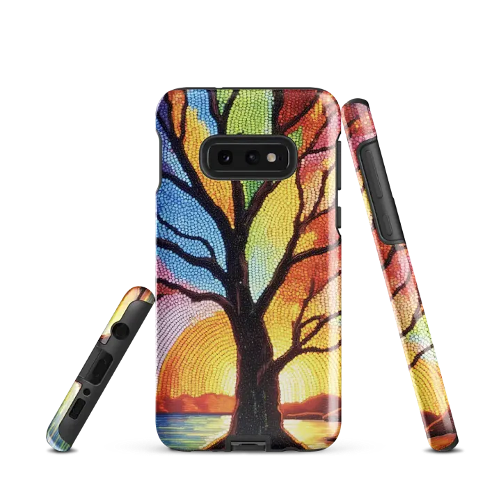 Sunlit Stained Glass Tree Tough Case product image (2)