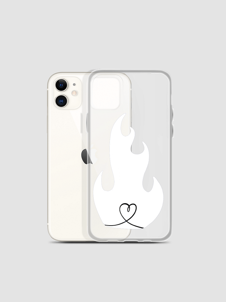 White Fire IPhone Case product image (1)