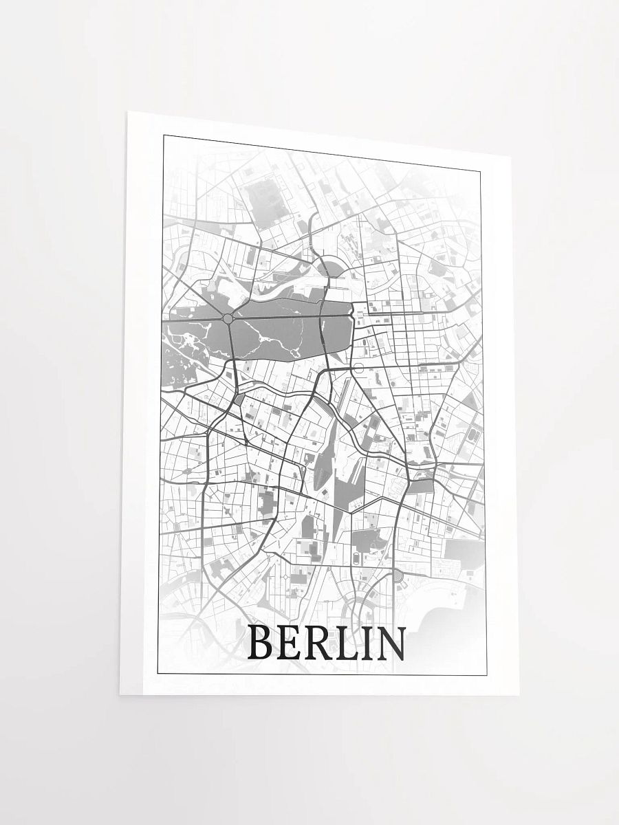 Berlin, Germany, city map print product image (12)