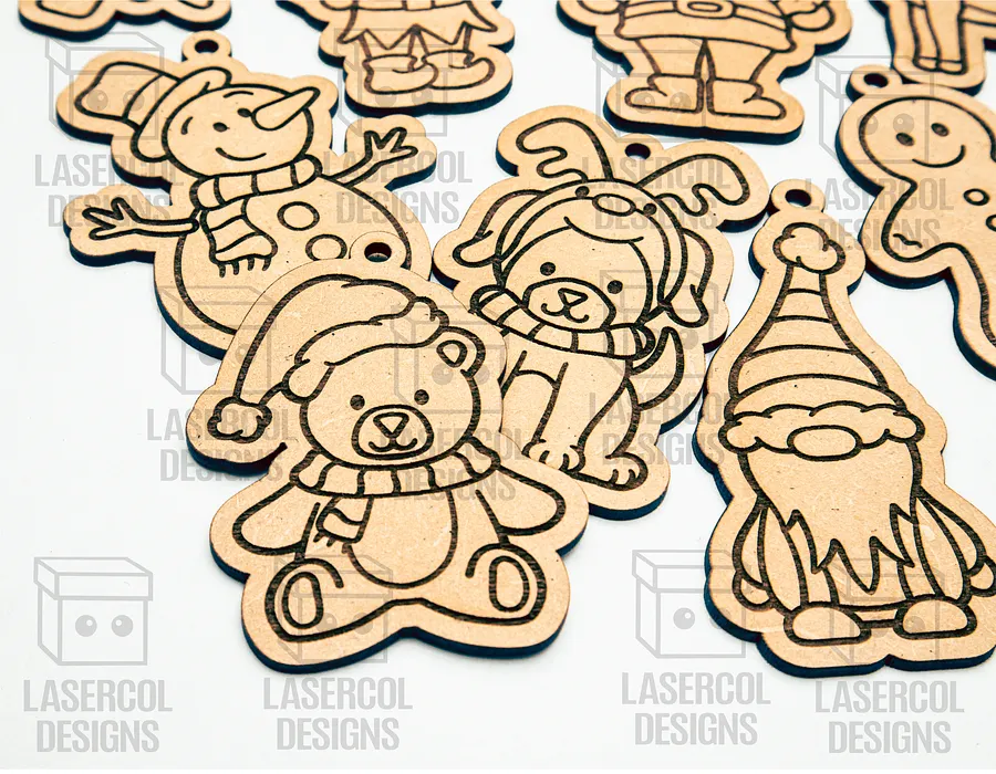 Christmas Ornaments - Laser Cut Files product image (10)