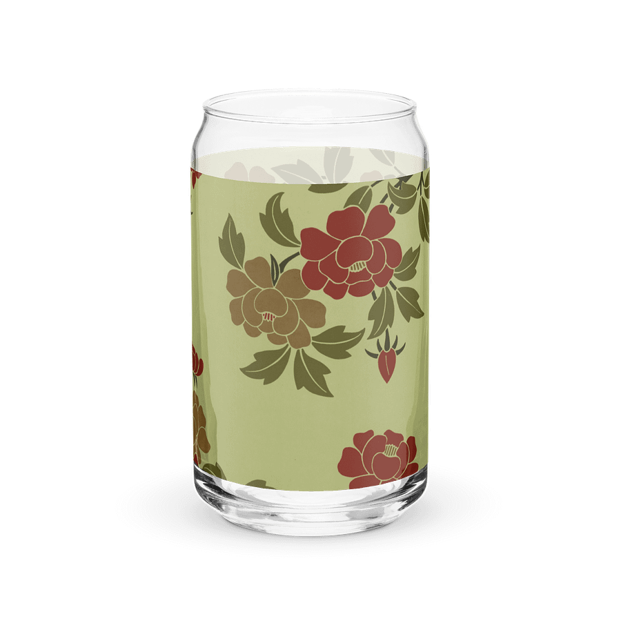 Japanese Floral. Can Glass product image (7)