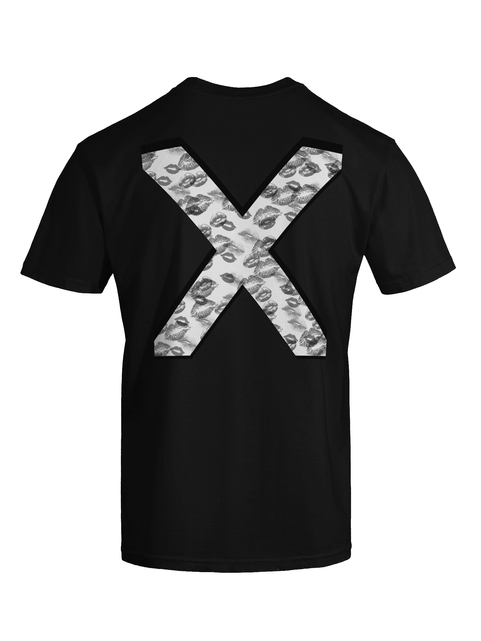 White X Black Lipstick Kisses | Shirt product image (4)