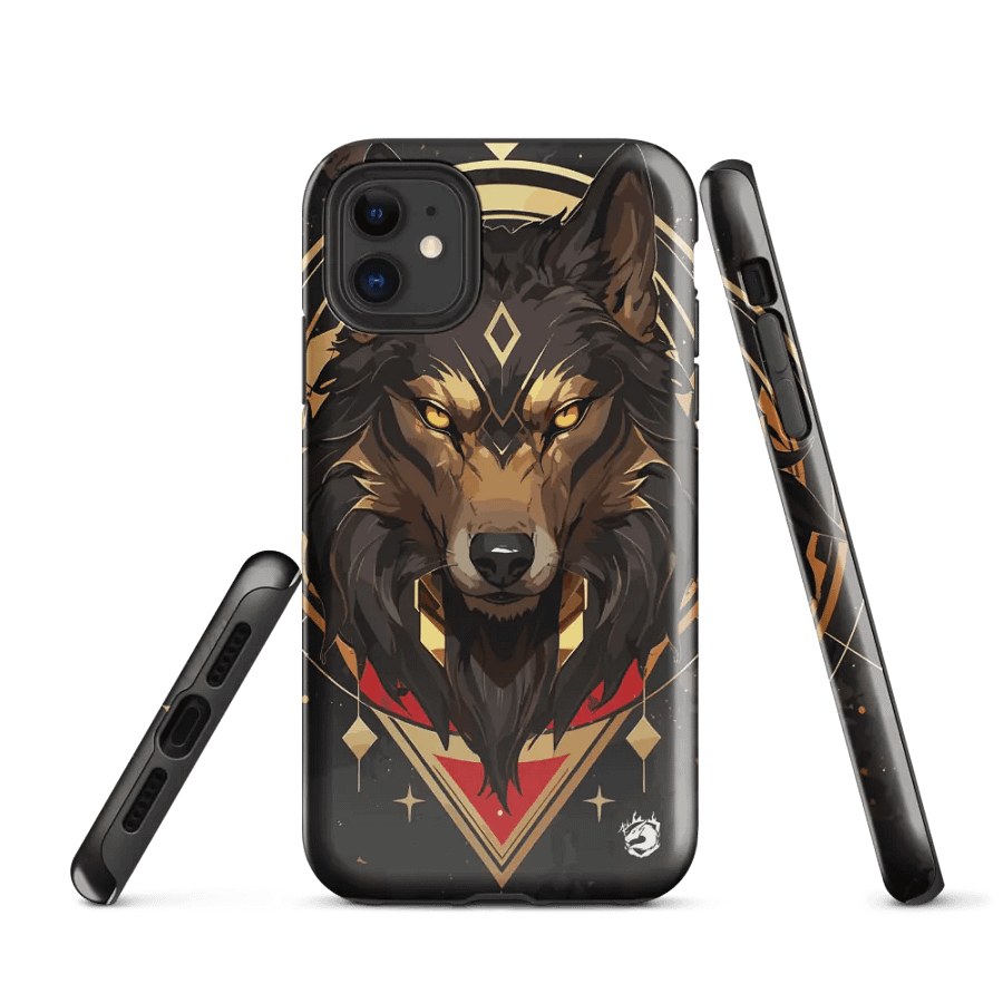 Occult Golden Wolf iPhone Tough Case product image (1)