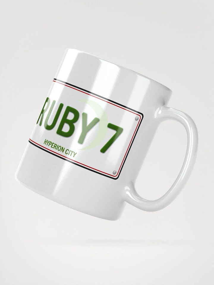 Ruby 7 License Plate Mug product image (5)