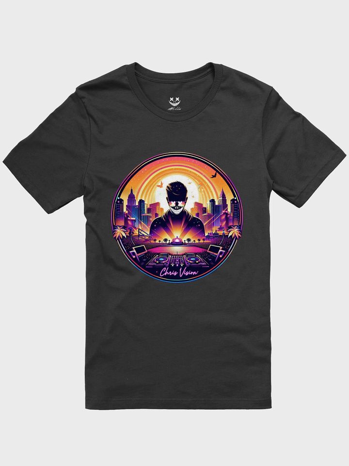 Neon City DJ Sunset T-Shirt product image (1)