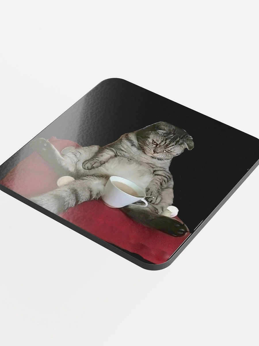 Glossed Cork Coaster: Meme Cats product image (4)