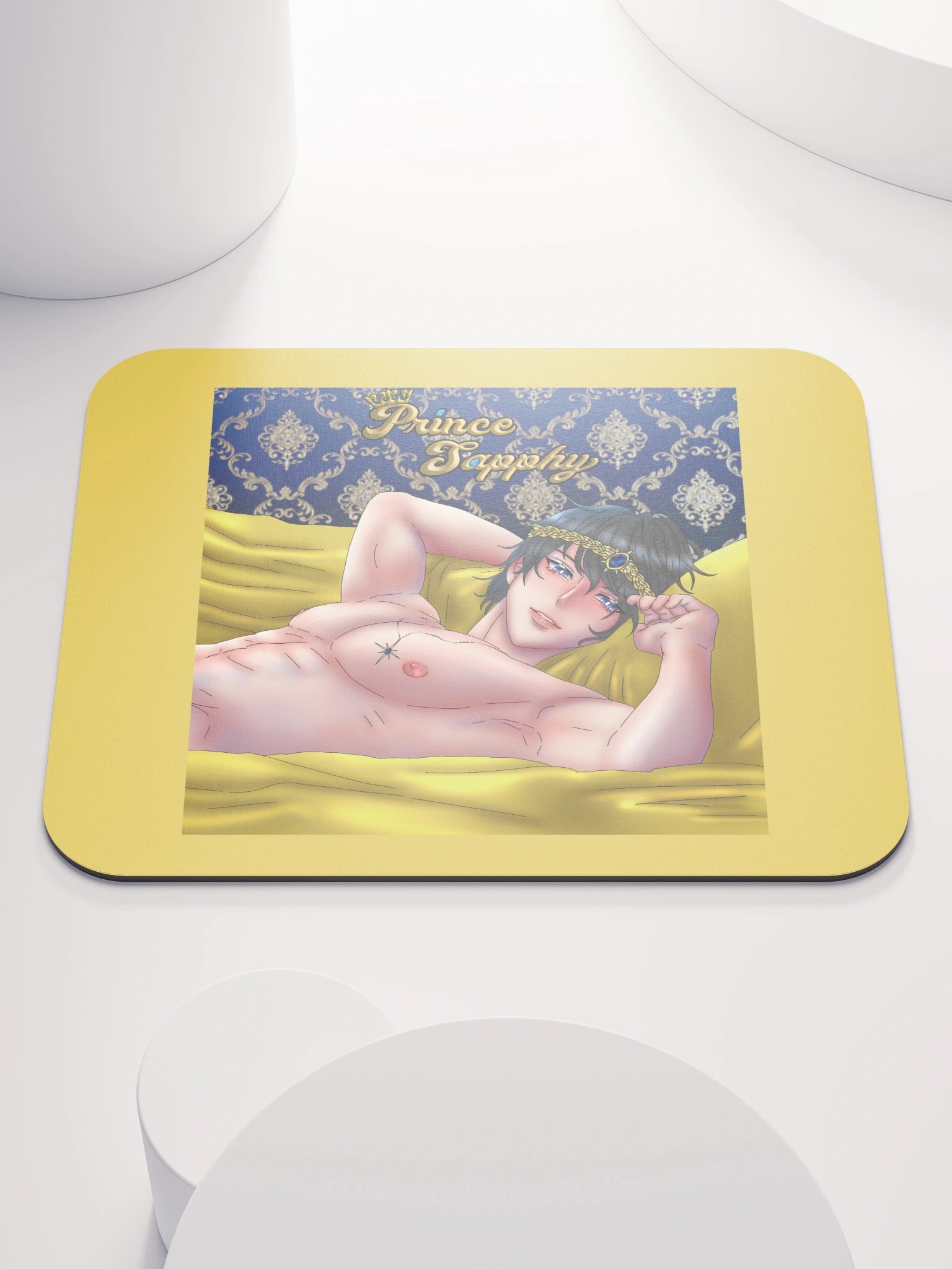 Sapphy Golden Bed Mouse Pad product image (1)