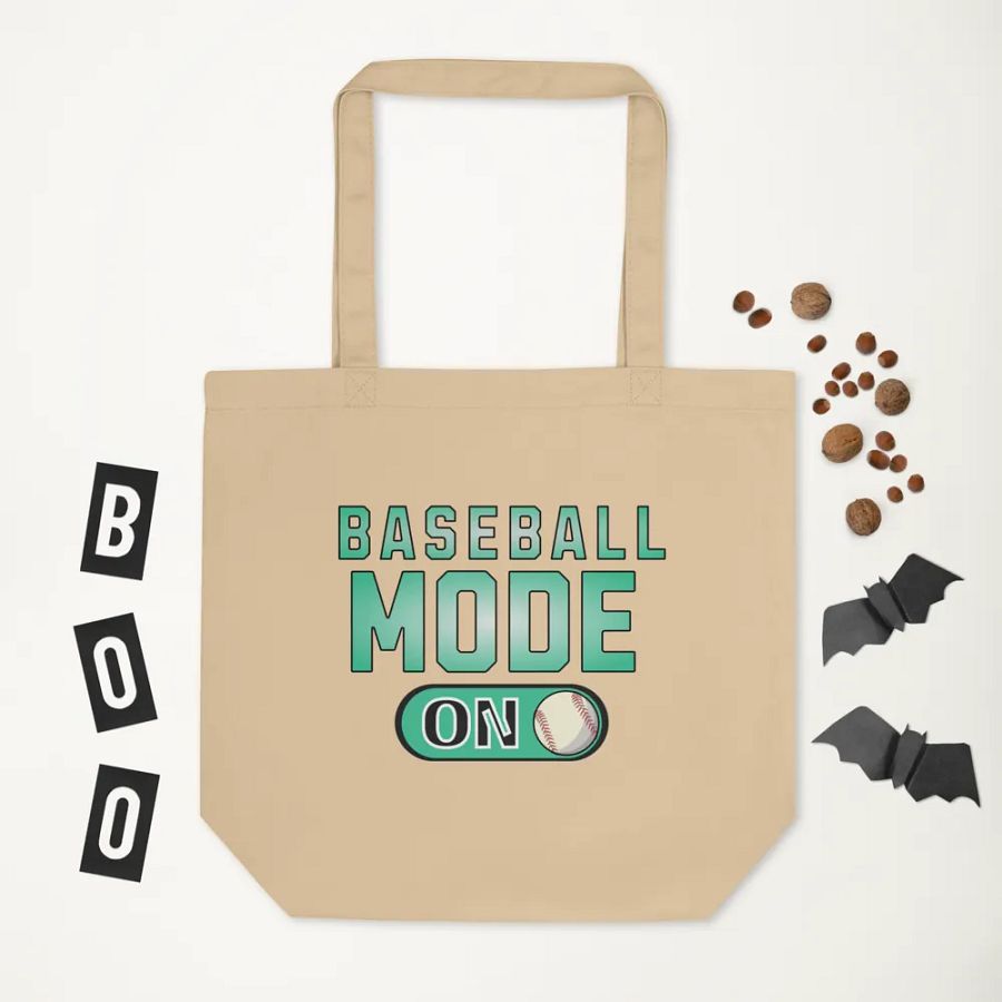 Baseball Mode On Eco-Friendly Tote Bag product image (5)
