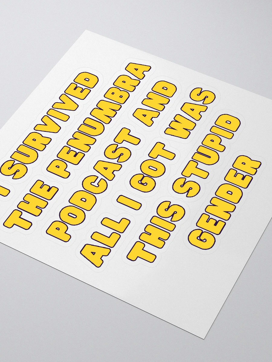 I Survived The Penumbra Podcast Sticker product image (3)