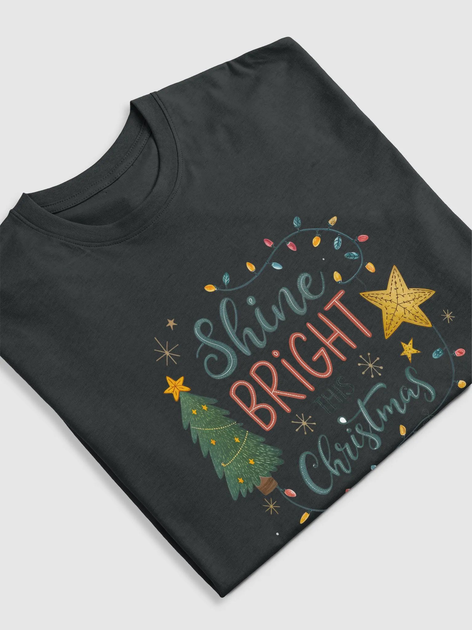 Festive Christmas 'Shine Bright' Tee product image (19)