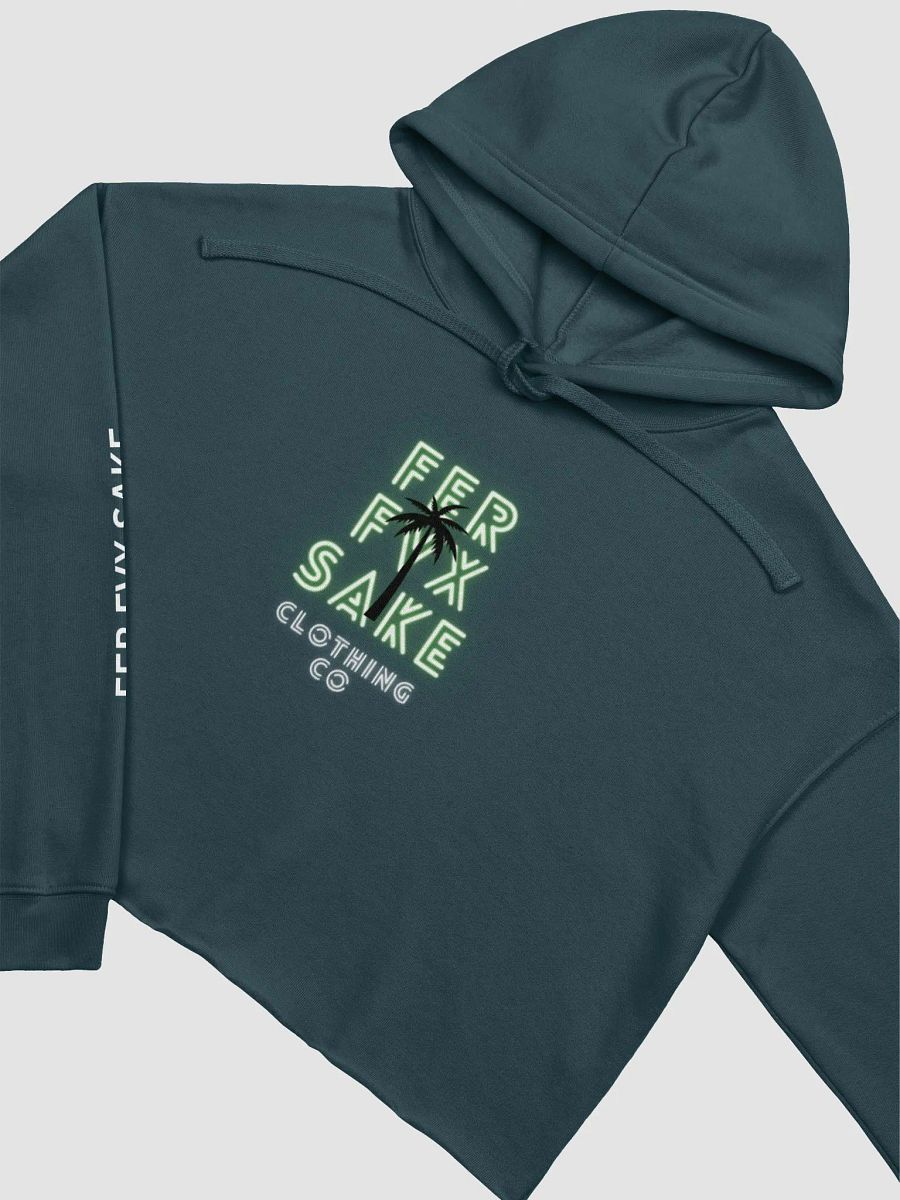 FFS Neon Palm Silhouette Women's Cropped Hoodie product image (3)