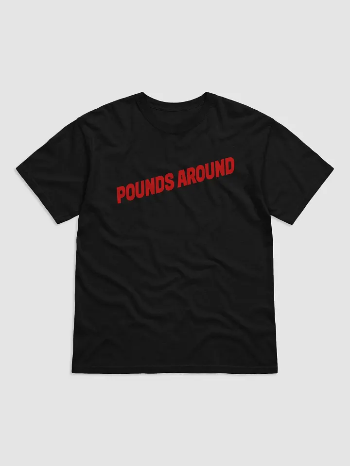 POUNDS AROUND BLACK AND RED SHIRT product image (1)