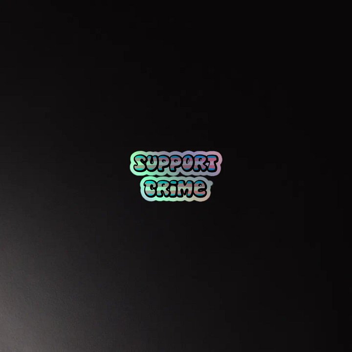 Trans Crime HOLO Sticker product image (4)