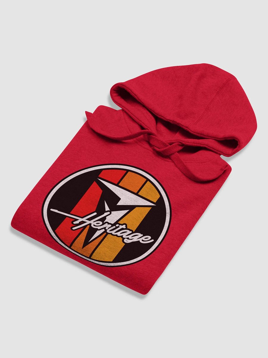 Retro Heritage Logo Hoodie Red product image (6)