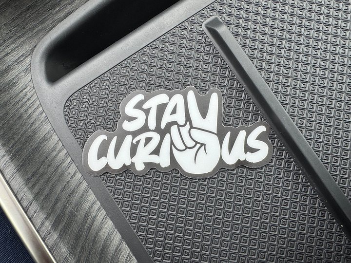 Stay Curious Sticker product image (1)