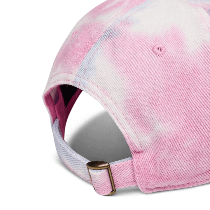 pink tie day hat with sussihmei embroidered product image (2)