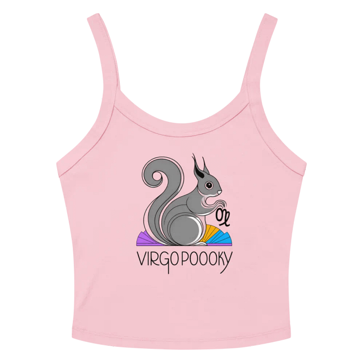 Virgo Poopy Geometric Squirrel Tank product image (2)