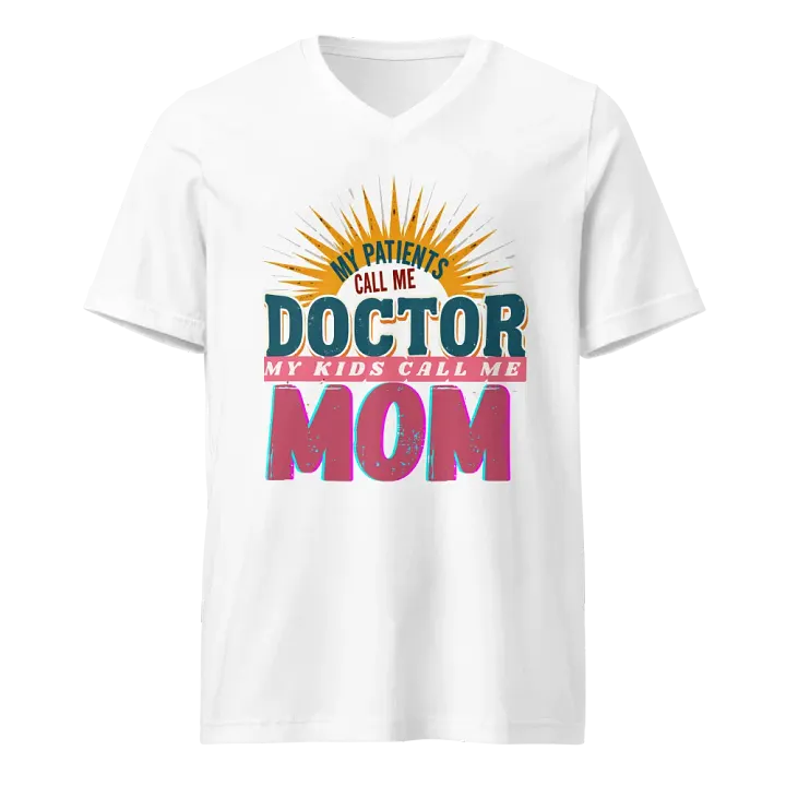 Supermom Doctor V-Neck Tee product image (5)