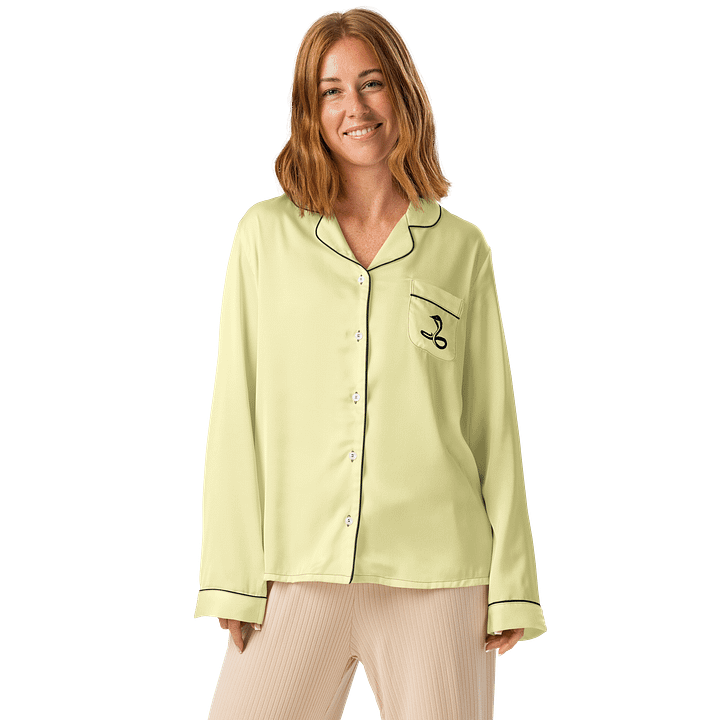 Sunshine Serenity Long Sleeve Pajama Top product image (1)
