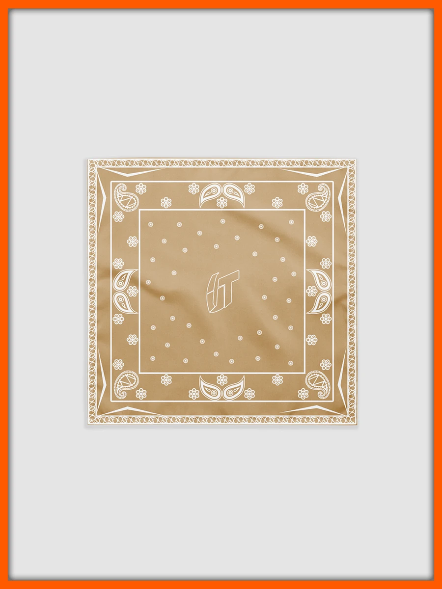 Classic UT Paisley Bandana (Tan) product image (1)