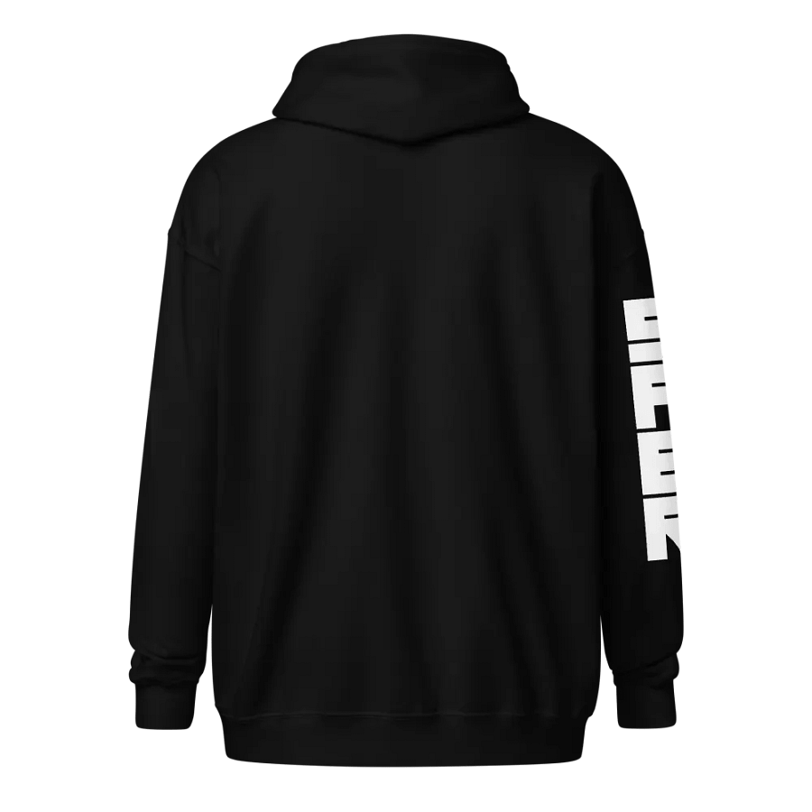 SABR White Logo Sleeve Unisex Heavy Blend Zip Hoodie product image (3)