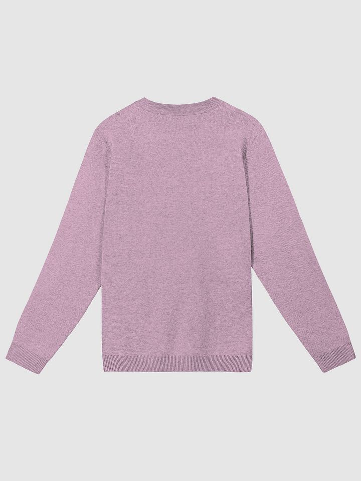 PLEASE DON'T MAKE ME TALK (duotone purple) knitwear classic crewneck product image (7)