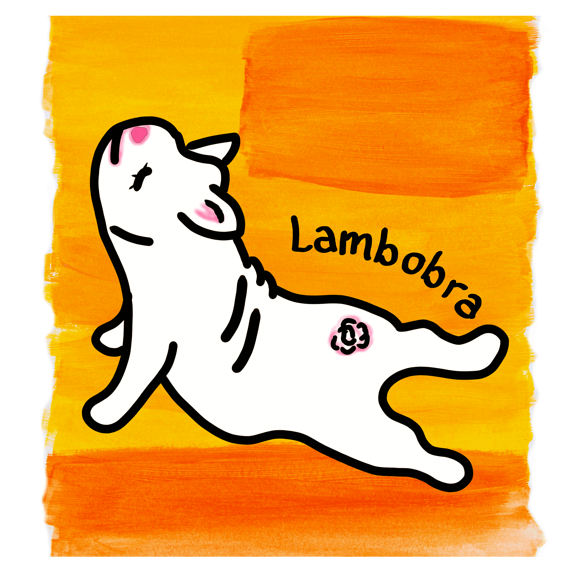 Lambobra Orange (Unisex Tee) product image (2)