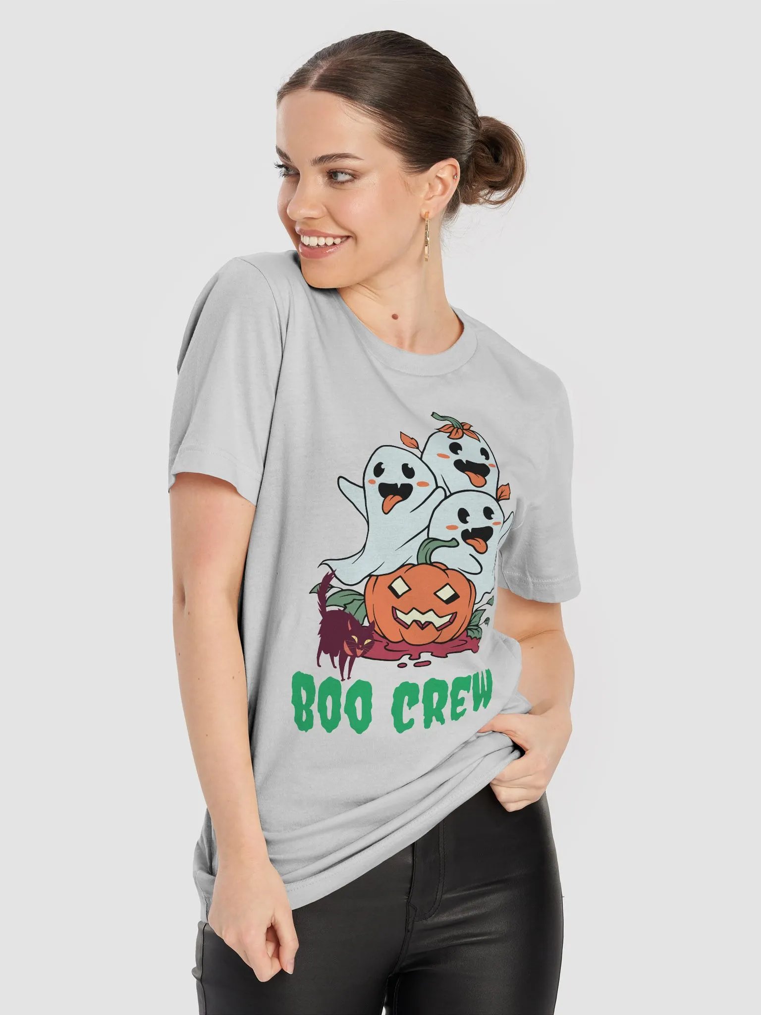 Boo Crew Ghosts Halloween T-Shirt product image (1)