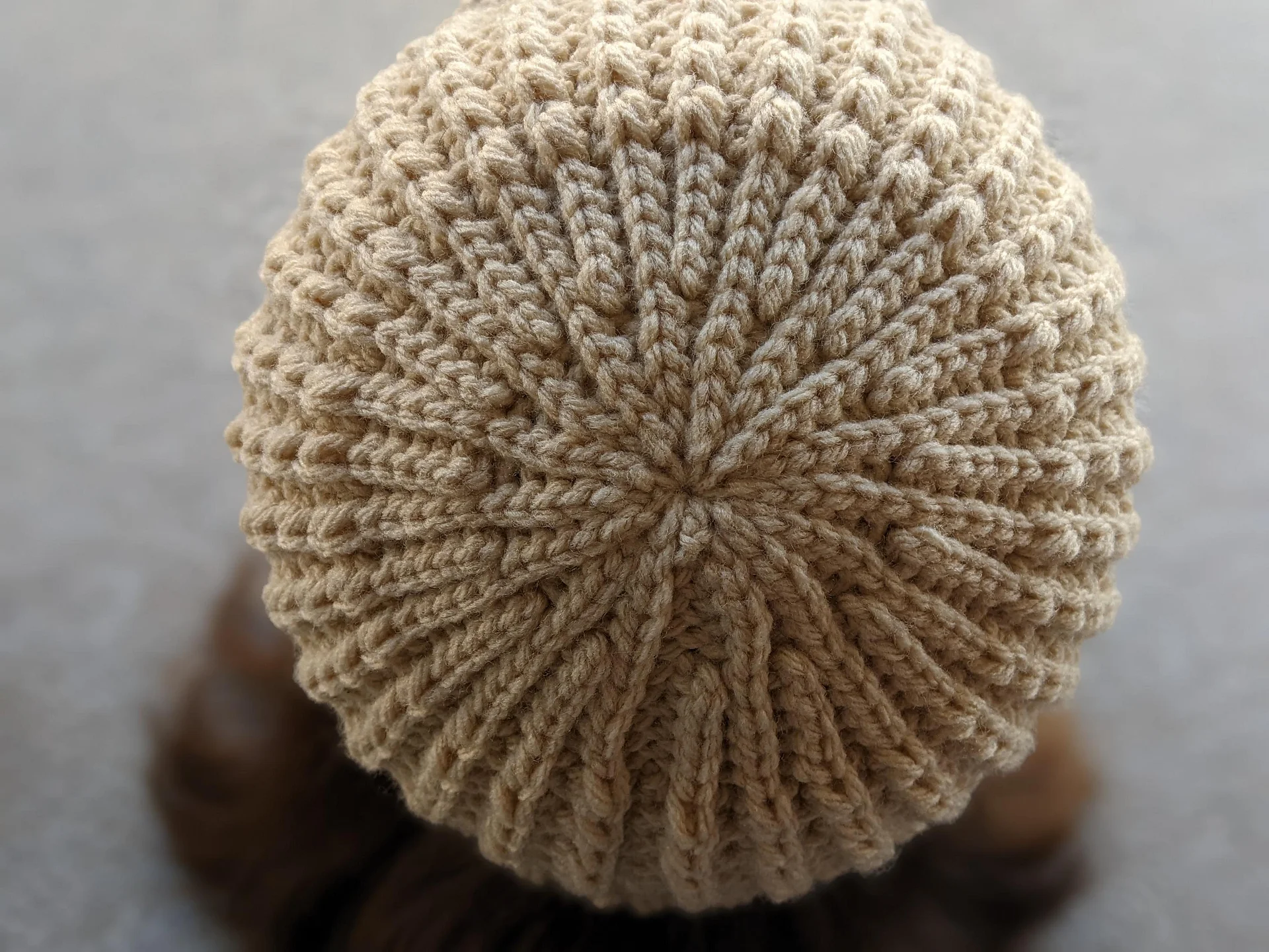 Crochet Flat Unisex Beanie Pattern product image (4)