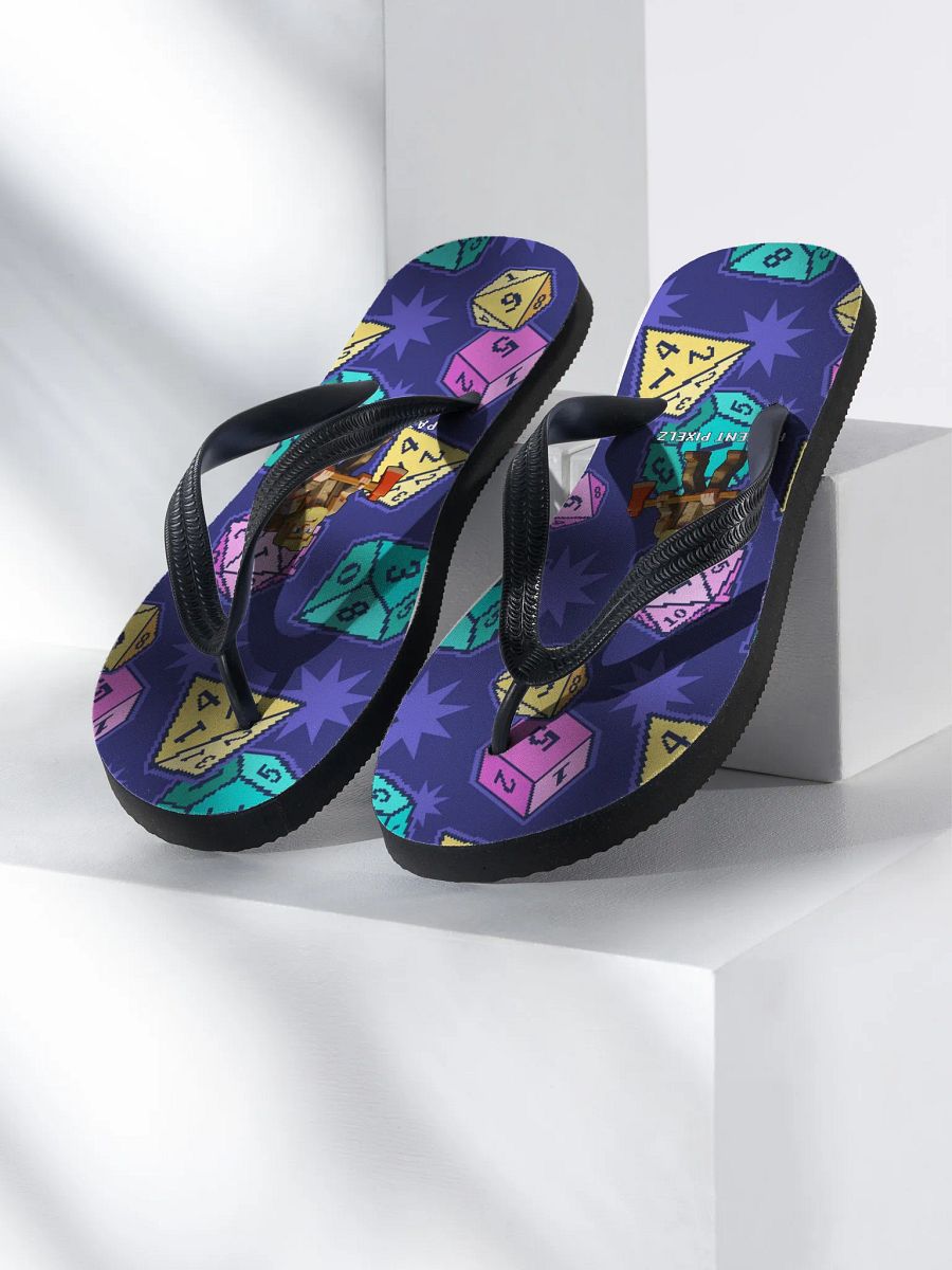 Patient PixelZ P Logo Flip-Flops (D20 Pixel Pop) product image (1)