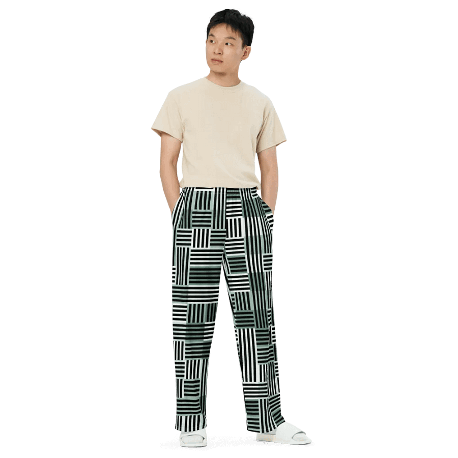 BUIII Minimalism: Mint Oasis Wide-Leg Pants product image (6)