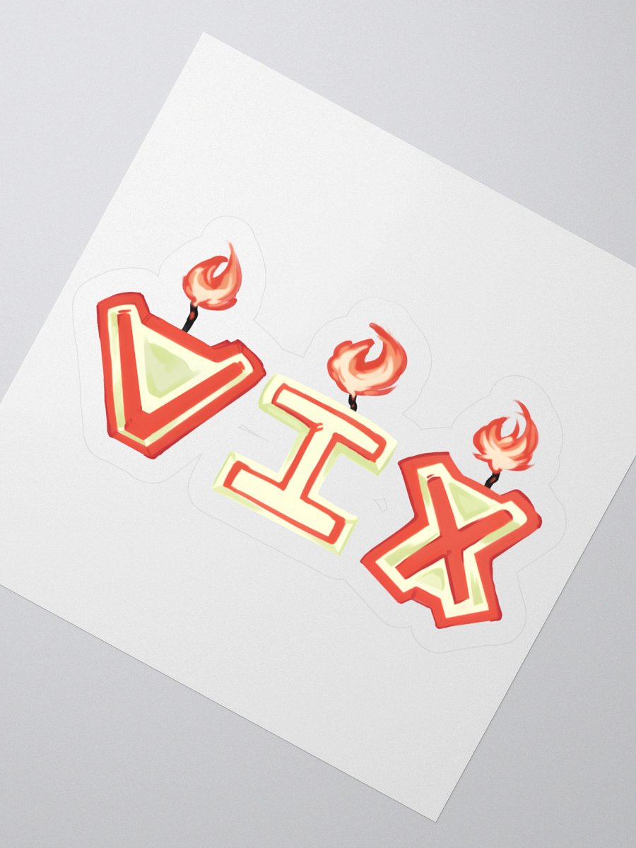 "VIX" Candles Sticker product image (4)