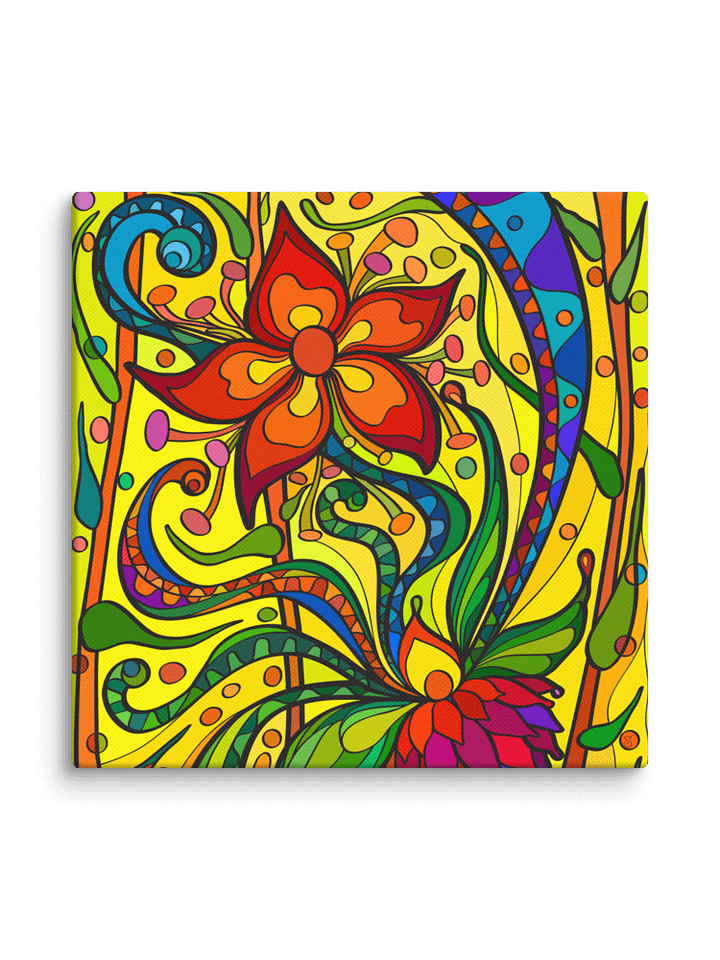 Vibrant Floral Canvas Art - Bright Starfish product image (48)