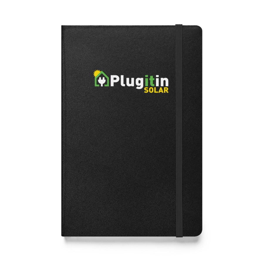 Plug It In Solar High-Quality Hardcover Bound Notebook | JournalBook® product image (1)