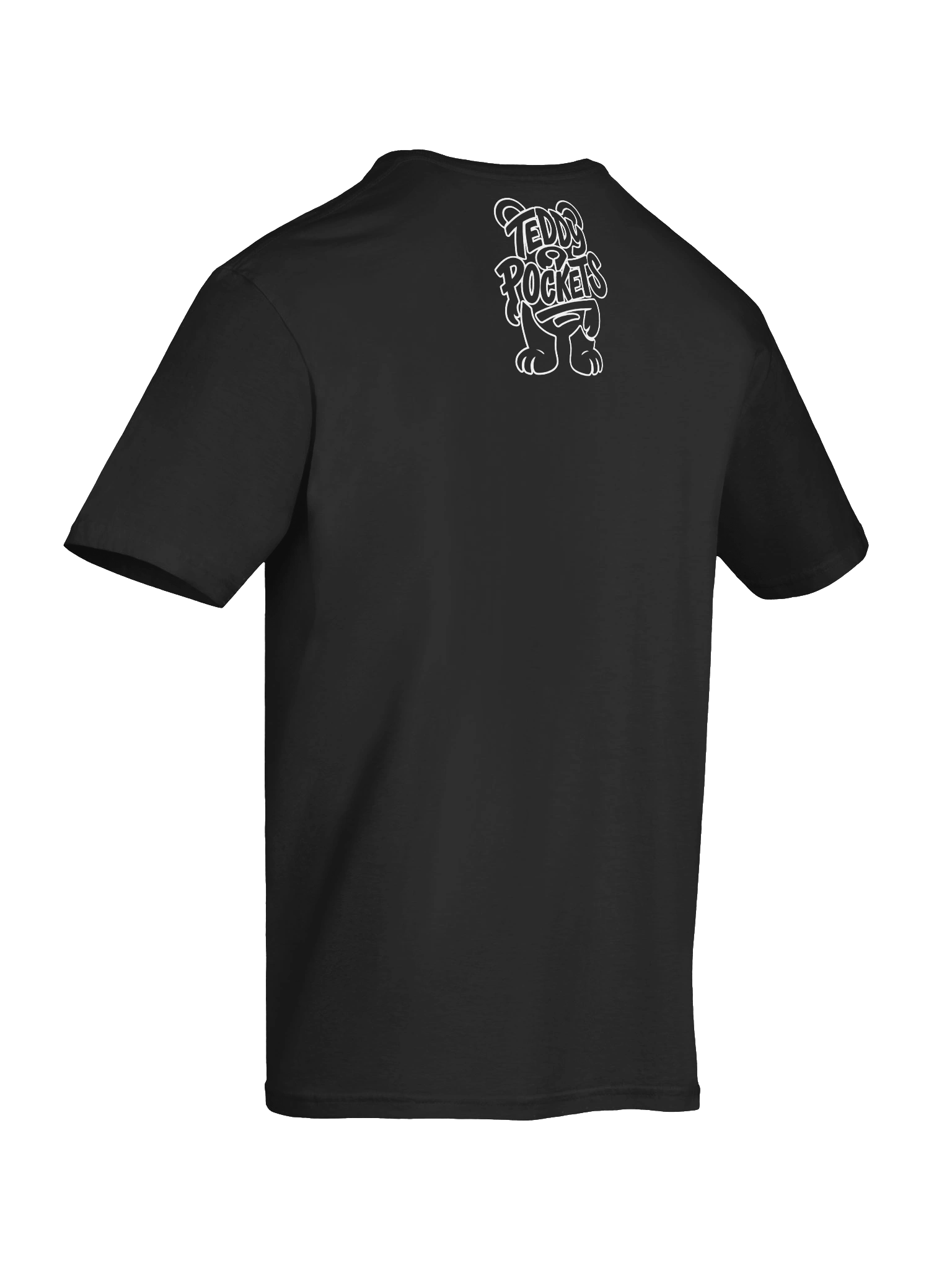 THE MORE YOU ERASE SKULL Graphic T-Shirt White on Black product image (8)