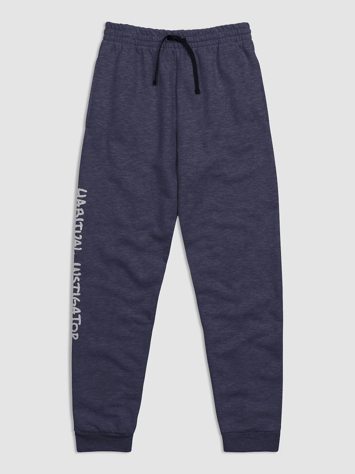 HABITUAL INSTIGATOR (white long-line design) printed joggers product image (13)