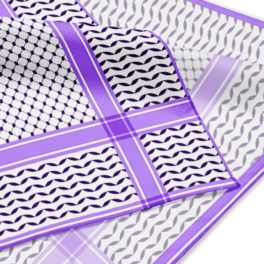 Aesthetic Purple Kufiya Bandana product image (3)
