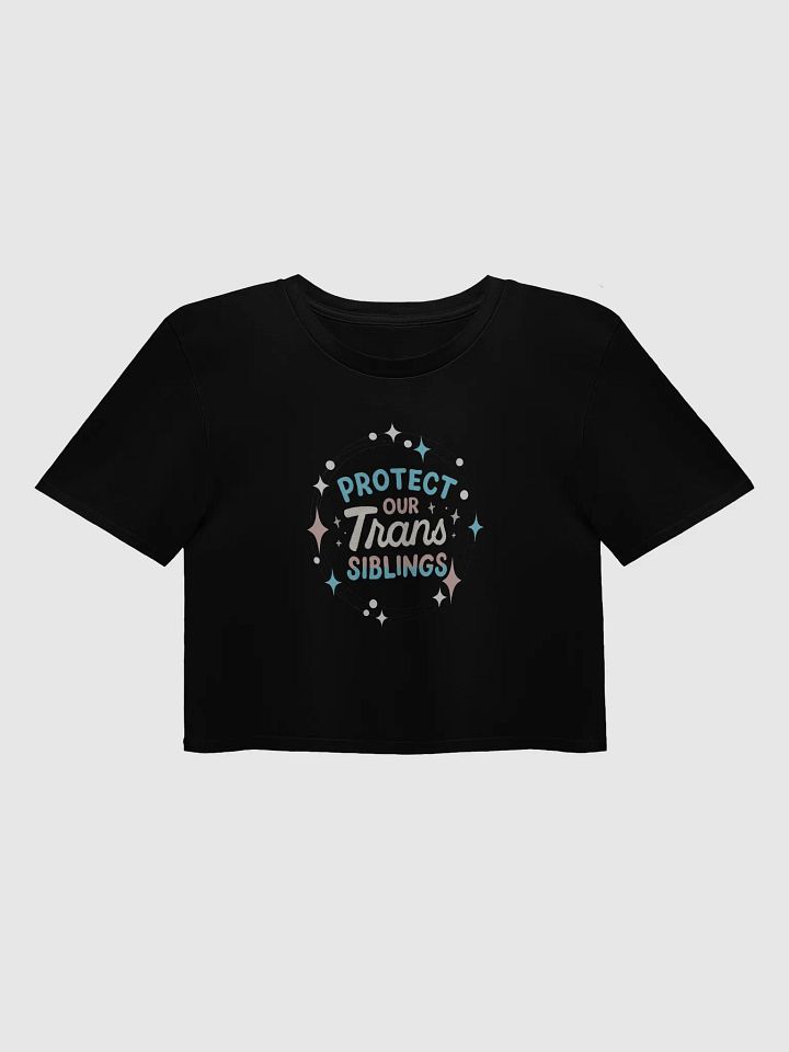 Trans Siblings Protection Circle Crop Top product image (1)