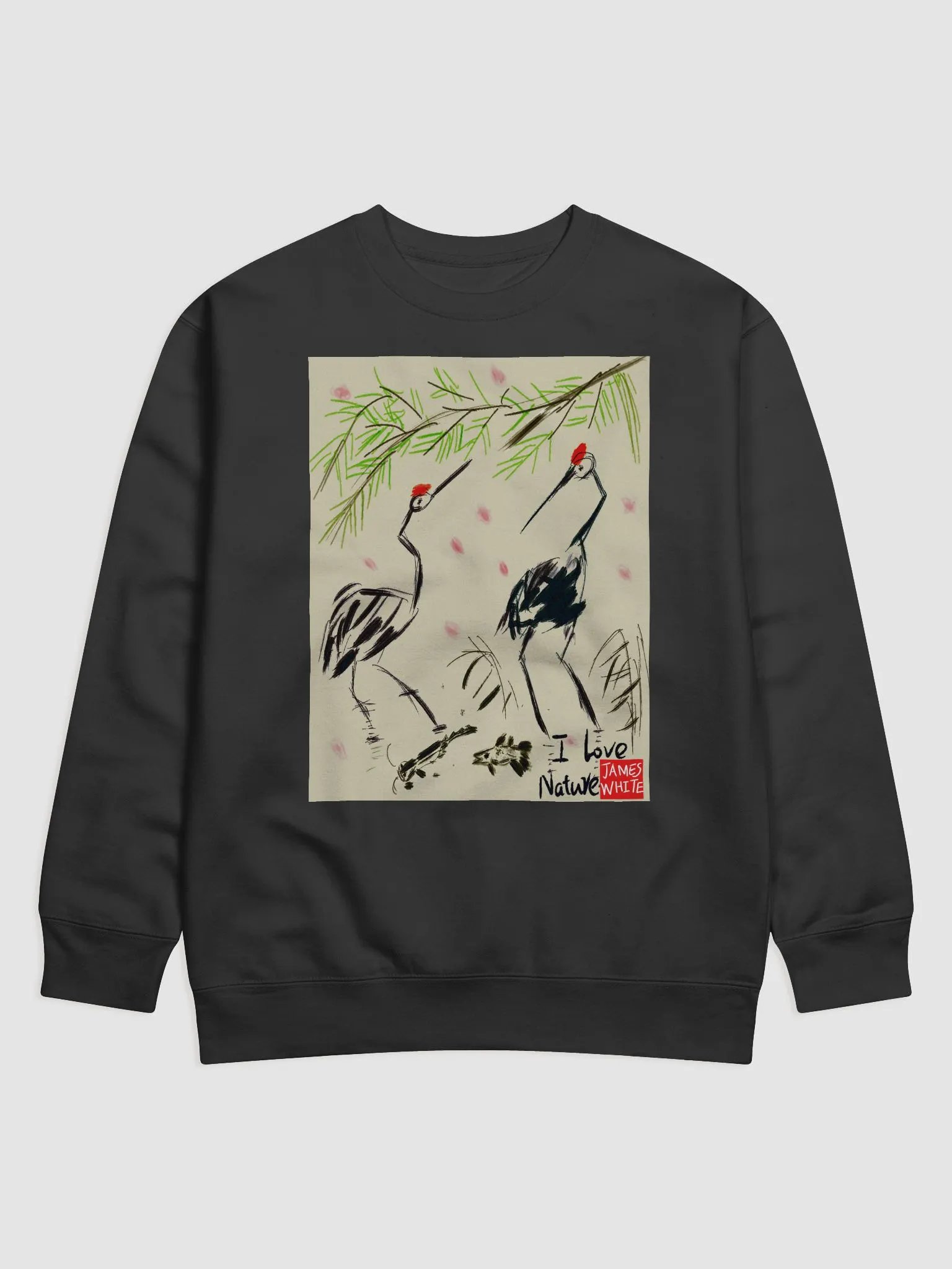 Cotton Heritage Premium Sweatshirt: crane product image (6)